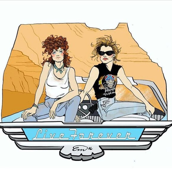 Set of 2 Retro Movie Boho Best Friends Thelma + Louise Stone Beaded Bracelets - Picture 2 of 7